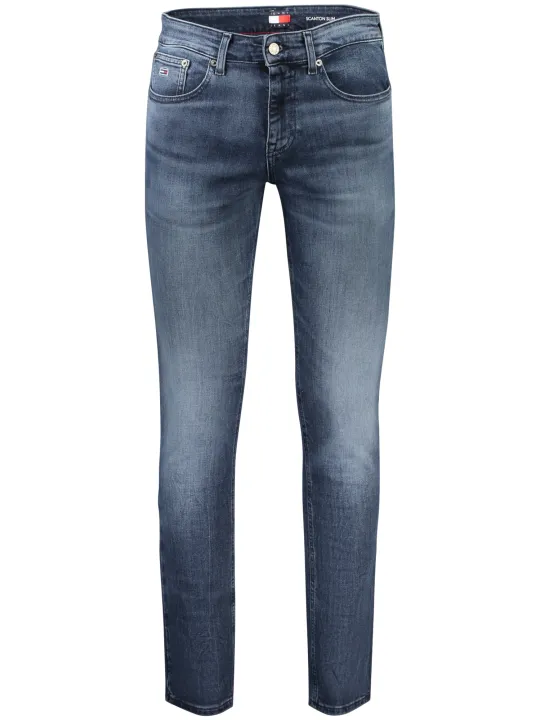 "Tommy Hilfiger Jeans im Sale | Tommy Hilfiger Slim Fit Jeans mit Stickerei und Logodetail online kaufen"|Planet-Deluxe