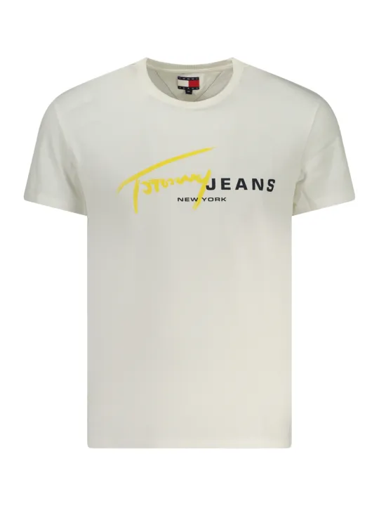 "Tommy Hilfiger T-Shirts im Sale | Tommy Hilfiger Bio-Baumwolle Logo T-Shirt Kurzarm Rundhals online kaufen"|Planet-Deluxe
