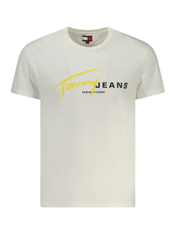 "Tommy Hilfiger T-Shirts im Sale | Tommy Hilfiger Bio-Baumwolle Logo T-Shirt Kurzarm Rundhals online kaufen"|Planet-Deluxe