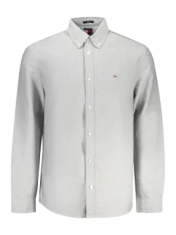 Tommy Hilfiger Baumwollhemd - Normale Passform, Logo-Design