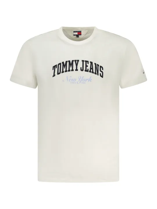 "Tommy Hilfiger T-Shirts im Sale | Regeneratives Rundhals TShirt mit Logodruck von Tommy Hilfiger online kaufen"|Planet-Deluxe