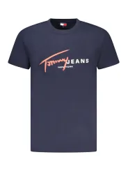 "Tommy Hilfiger T-Shirts im Sale | Tommy Hilfiger Bio-Baumwolle T-Shirt mit Logo-Druck online kaufen"|Planet-Deluxe
