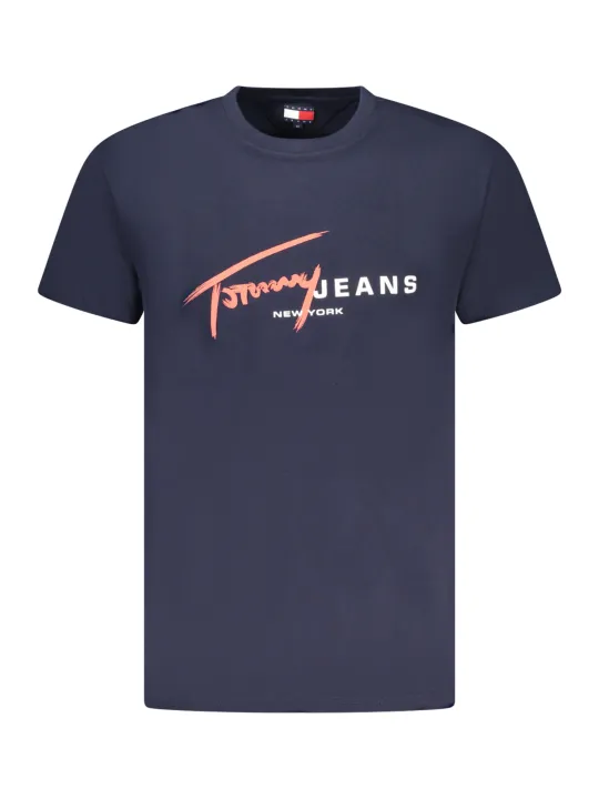 "Tommy Hilfiger T-Shirts im Sale | Tommy Hilfiger Bio-Baumwolle T-Shirt mit Logo-Druck online kaufen"|Planet-Deluxe