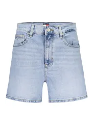 "Tommy Hilfiger Shorts im Sale | Regenerative Baumwolle Mom Jeans Shorts mit Stickerei online kaufen"|Planet-Deluxe