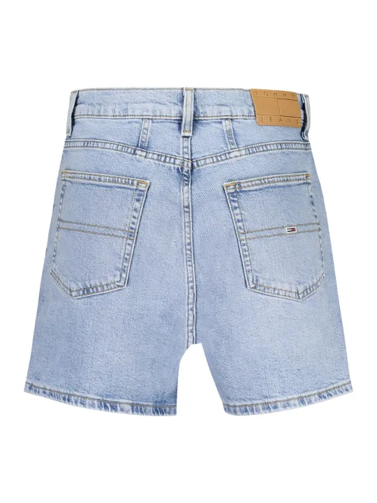 "Tommy Hilfiger Shorts im Sale | Regenerative Baumwolle Mom Jeans Shorts mit Stickerei online kaufen"|Planet-Deluxe