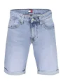 "Tommy Hilfiger Shorts im Sale | Scanton Jeans Shorts mit Stickerei und Logo aus Bio-Baumwolle online kaufen"|Planet-Deluxe