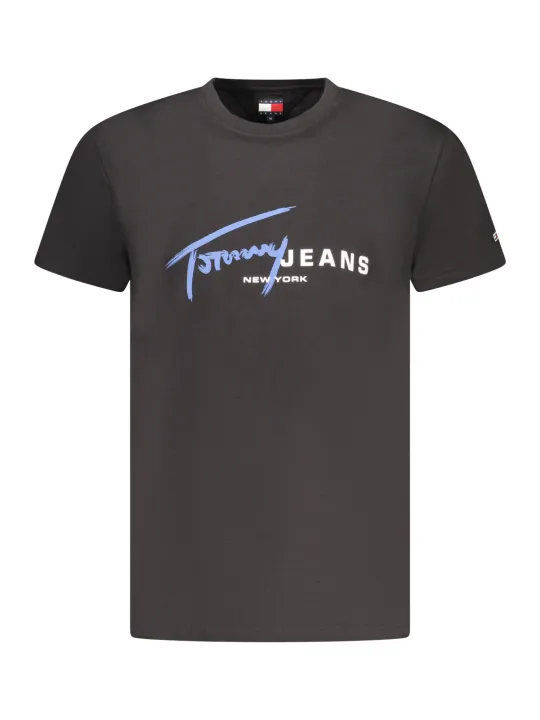 "Tommy Hilfiger T-Shirts im Sale | Nachhaltiges Logo-T-Shirt Rundhals aus Bio-Baumwolle online kaufen"|Planet-Deluxe