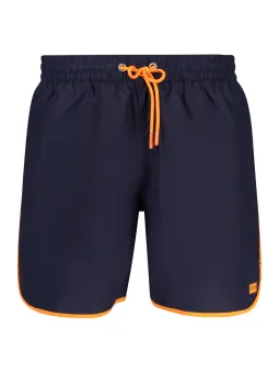 "Norway1963 Navy Badeshorts: Komfort mit Slip & Taschen"