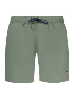 "Norway1963 Badeshorts – Stilvolle Kontrastdetails & Taschen"