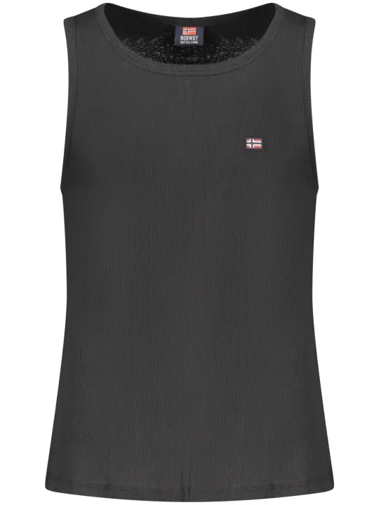 "NORWAY 1963 Hemden im Sale | NORWAY1963 SCHWARZES LOGO TANKTOP MIT STICKEREI online kaufen"|Planet-Deluxe