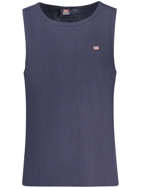 "NORWAY 1963 Hemden im Sale | NORWAY 1963 Tanktop Stickerei Logo Blau Hemden online kaufen"|Planet-Deluxe