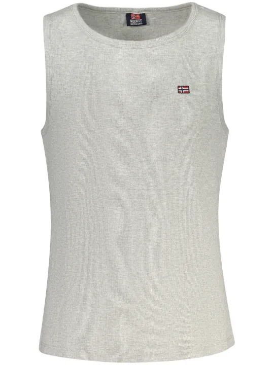 "NORWAY 1963 Hemden im Sale | NORWAY 1963 Stickerei Logo Tanktop Grau Hemden online kaufen"|Planet-Deluxe