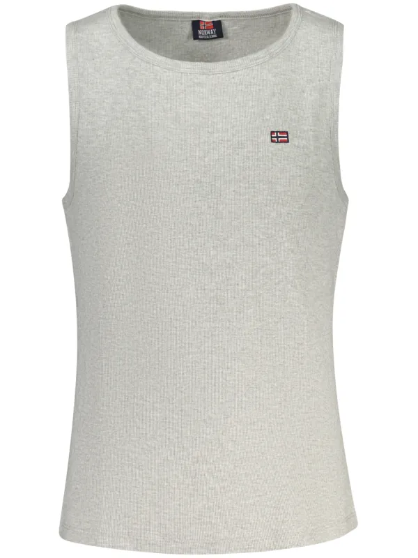 "NORWAY 1963 Hemden im Sale | NORWAY 1963 Stickerei Logo Tanktop Grau Hemden online kaufen"|Planet-Deluxe