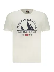 "NORWAY 1963 T-Shirts im Sale | Norwegen 1963 Logo TShirt Kurzarm Rundhals Biweiss online kaufen"|Planet-Deluxe