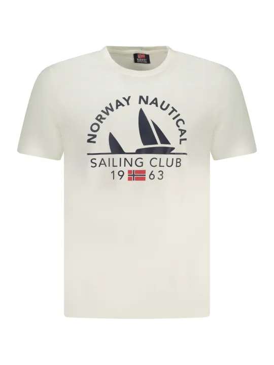 "NORWAY 1963 T-Shirts im Sale | Norwegen 1963 Logo TShirt Kurzarm Rundhals Biweiss online kaufen"|Planet-Deluxe