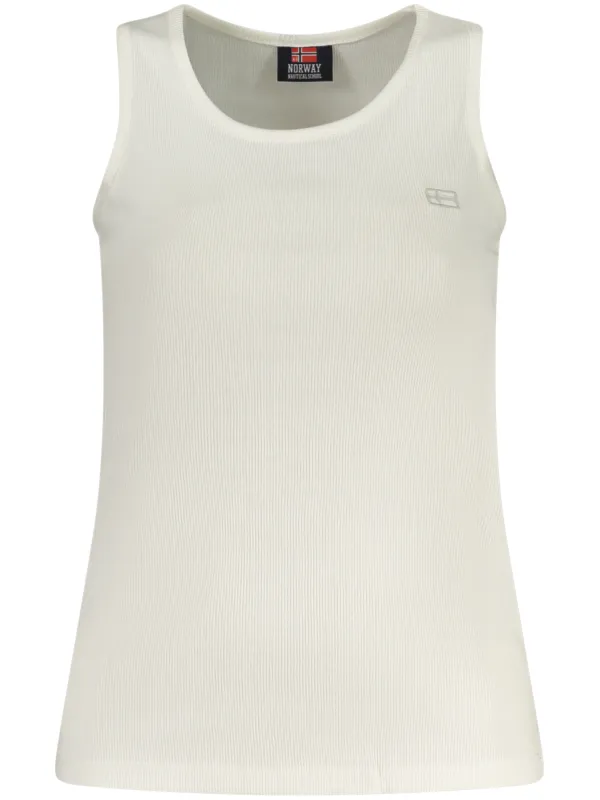 "NORWAY 1963 Hemden im Sale | Norwegen 1963 Tanktop mit Logo Stickerei Weiß Hemden online kaufen"|Planet-Deluxe