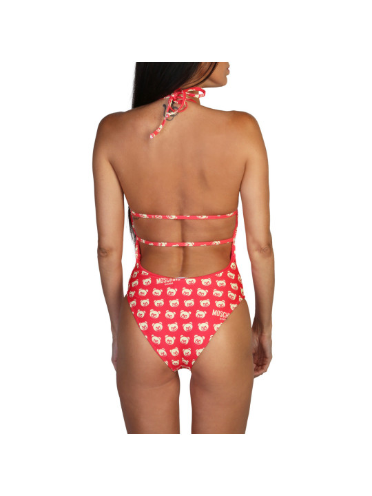 Rosa Moschino Damen-Badeanzug Rückenansicht