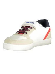 Jungen Sneakers mit Elastikschnürung, Rot-Blau, Modell GAK514121