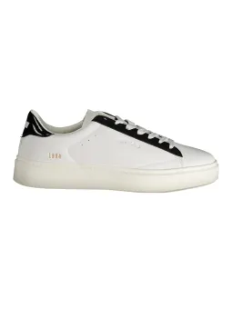 "Leonard Mix Sneakers: Schwarze Eleganz mit Print & Logo"