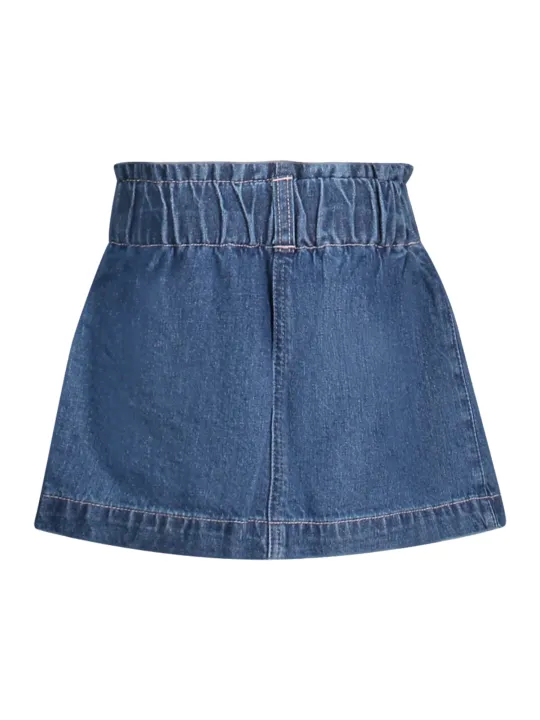 "GUESS JEANS Röcke im Sale | Guess Jeans Mädchen Jeansrock mit Stickereien und Kontrastdetails online kaufen"|Planet-Deluxe