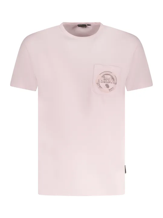 "Napapijri T-Shirts im Sale | Napapijri Kurzarm Rundhals Logo TShirt mit Tasche Druck online kaufen"|Planet-Deluxe