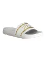 "Fila Pantoletten im Sale | Fila Pantoletten Morro Bay Gold mit Logo und Kontrastdetails online kaufen"|Planet-Deluxe