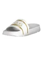 "Fila Pantoletten im Sale | Fila Pantoletten Morro Bay Gold mit Logo und Kontrastdetails online kaufen"|Planet-Deluxe
