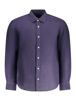 "Italienisches Langarmhemd mit Stickerei & Logo – Elegant"