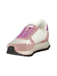 "Blauer Sneakers im Sale | Blauer Millen Print Sneaker Weiß online kaufen"|Planet-Deluxe