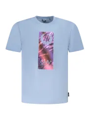 "GIAN MARCO VENTURI T-Shirts im Sale | GIAN MARCO VENTURI TSHIRT MARINO AZURBLAU LOGO DESIGN online kaufen"|Planet-Deluxe