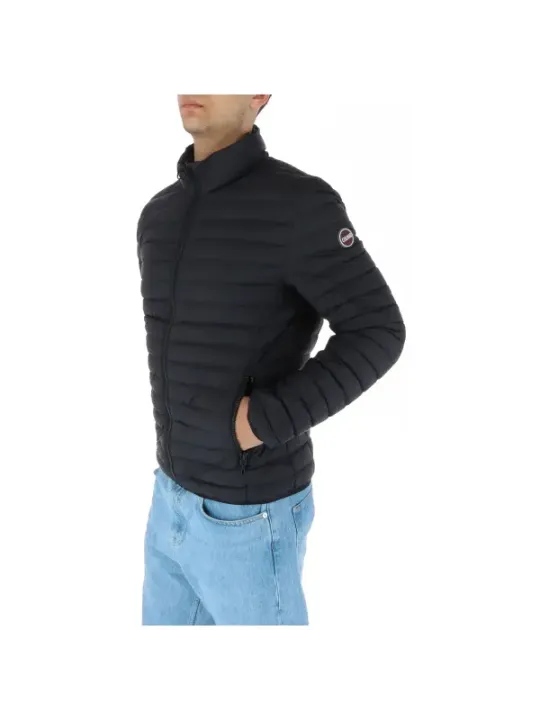 Schwarze gesteppte Colmar Herrenjacke