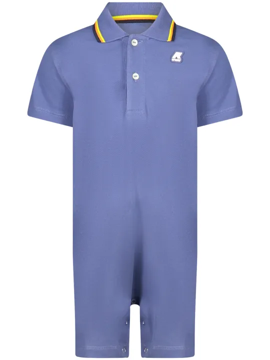 "K-WAY Bodys im Sale | K-Way K4121DWE Kurzarm-Polo Body mit Applikation und Kontrastdetails für Jungen online kaufen"|Planet-Deluxe