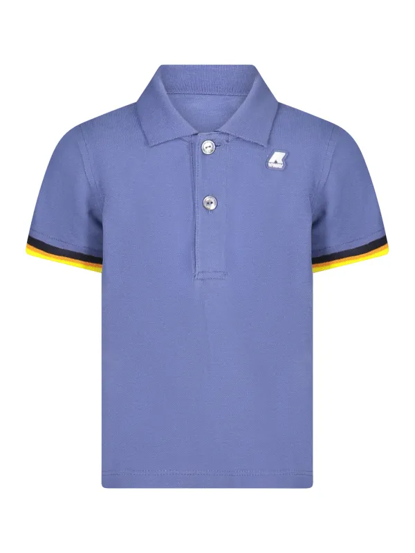 "K-WAY Poloshirts im Sale | K-Way K4121EWEVINCENT Kurzarm-Poloshirt für Jungen mit Kontrastdetails und Logo online kaufen"|Planet-Deluxe