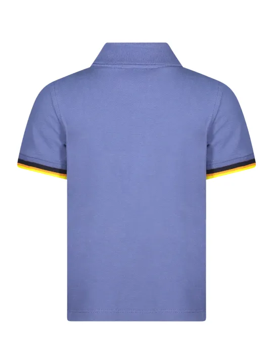 "K-WAY Poloshirts im Sale | K-Way K4121EWEVINCENT Kurzarm-Poloshirt für Jungen mit Kontrastdetails und Logo online kaufen"|Planet-Deluxe