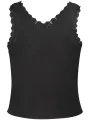 "GUESS JEANS Hemden im Sale | Glitzer-Logo Tanktop mit Breiten Trägern und V-Ausschnitt online kaufen"|Planet-Deluxe