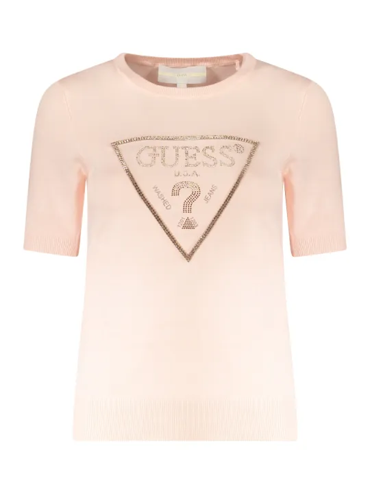 "Edle Guess Jeans Bluse mit Kontrast & Strassdetails"
