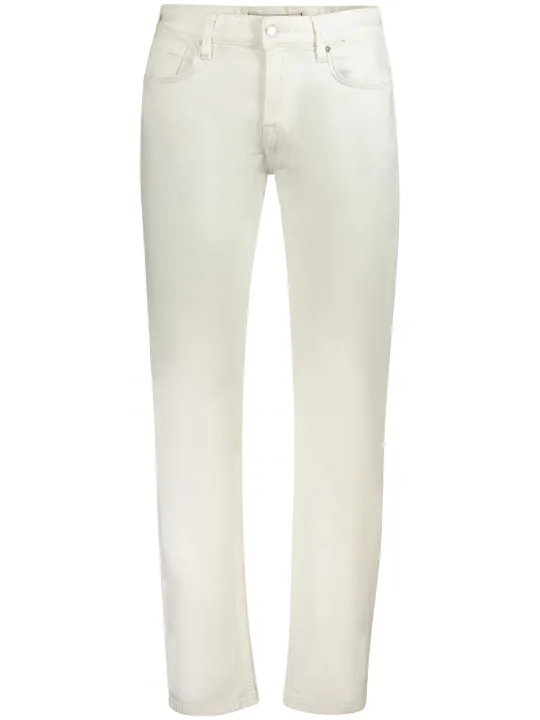 "GUESS JEANS Jeans im Sale | Schlanke 5-Pocket-Jeans mit Logo von GUESS Max 60 Zeichen online kaufen"|Planet-Deluxe