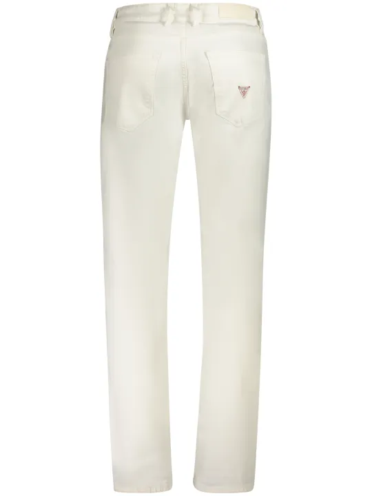 "GUESS JEANS Jeans im Sale | Schlanke 5-Pocket-Jeans mit Logo von GUESS Max 60 Zeichen online kaufen"|Planet-Deluxe