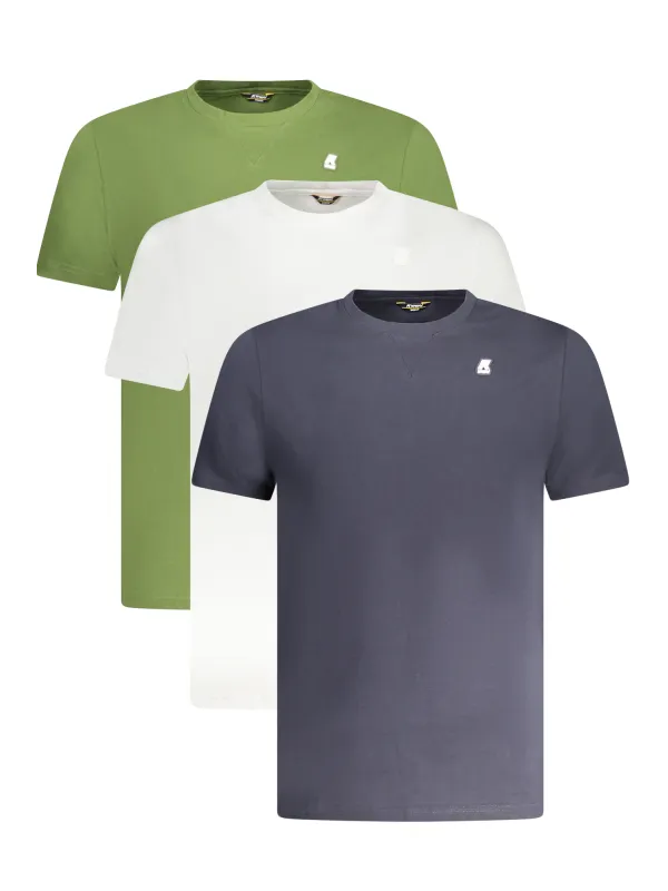"K-WAY T-Shirts im Sale | Dreierpack Kurzarm TShirts Rundhals KWAY Logo GrünWeißBlau online kaufen"|Planet-Deluxe "K-WAY T-Shirts im Sale | Dreierpack Kurzarm TShirts Rundhals KWAY Logo GrünWeißBlau online kaufen"|Planet-Deluxe