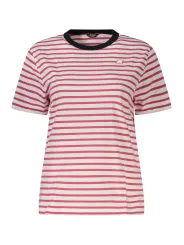 Gestreiftes Kurzarmshirt mit Logo – Stilvoll & Bequem