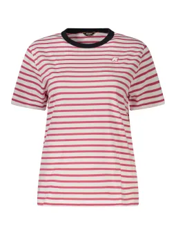 Gestreiftes Kurzarmshirt mit Logo – Stilvoll & Bequem