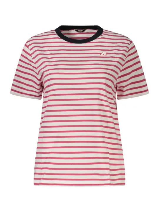 Gestreiftes Kurzarmshirt mit Logo – Stilvoll & Bequem