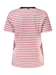 Gestreiftes Kurzarmshirt mit Logo – Stilvoll & Bequem