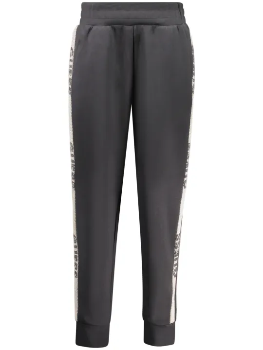 Guess Jeans: Elastische Hose mit Strass & Kontrastdetails