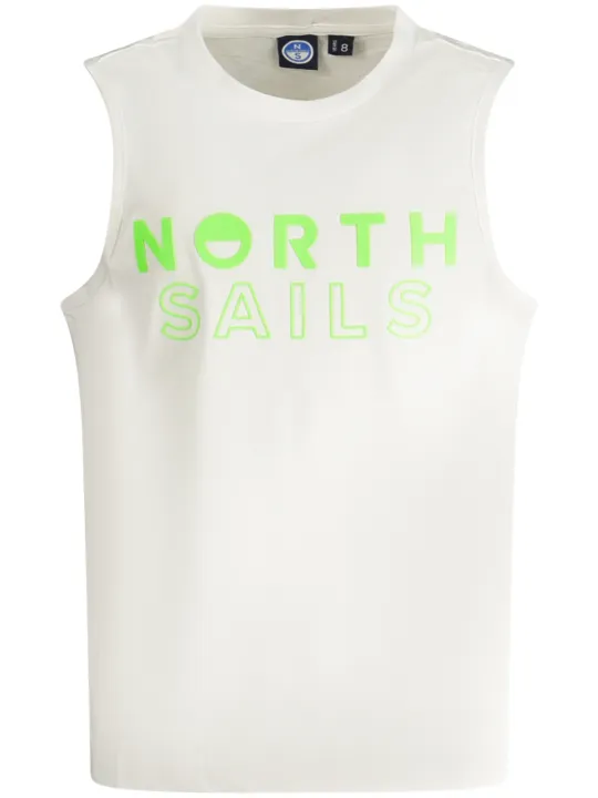 "North Sails Hemden im Sale | "North Sails Tank Top mit Rundhalsausschnitt und Logo Druck für Jungen" online kaufen"|Planet-Deluxe