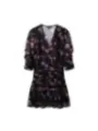 Blumiges, kurzes Kleid mit Rüschen
