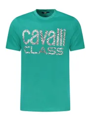 "Cavalli Class T-Shirts im Sale | Cavalli Class Logo TShirt Kurzarm Rundhals Druck online kaufen"|Planet-Deluxe