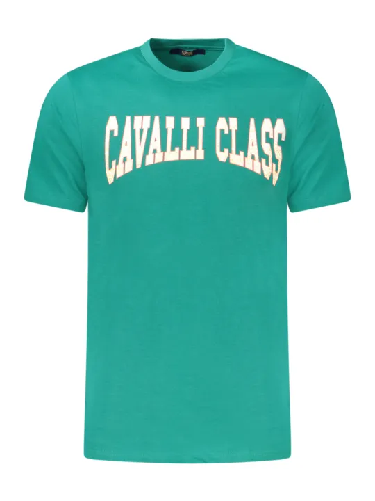 "Cavalli Class T-Shirts im Sale | Cavalli Class Logo TShirt Kurzarm Rundhals Druck online kaufen"|Planet-Deluxe