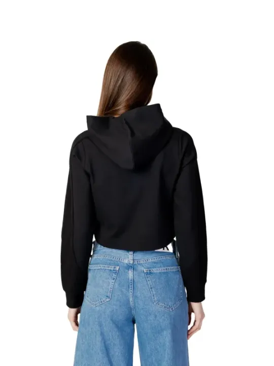 Schwarzer Calvin Klein Kapuzenpullover Denim