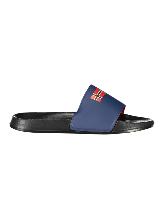 "NORWAY 1963 Pantoletten im Sale | Norwegen Pantoletten LogoDesign Hausschuh Schwarz online kaufen"|Planet-Deluxe